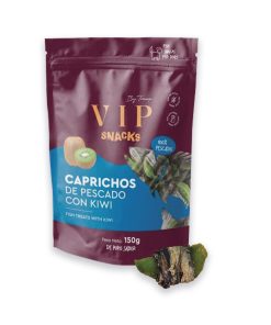 Caprichos de Pescado con kiwi, snack natural para perros