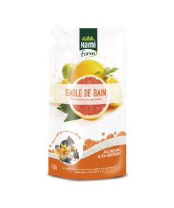 Hamiform Arena de baño con aroma a cítricos para conejos y roedores