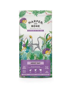 Harper & Bone Adult Cat Flavours of the farm, pienso natural para gatos