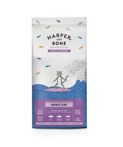 Harper & Bone Adult Cat Ocean Wonders, pienso natural para gatos