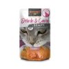 Leonardo Drink & Care Beauty Caldo de Pollo, alimento húmedo complementario para gatos
