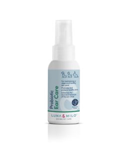 Luna & Milo Probiotic Ear Care – Limpiador Ótico con Probióticos para perros, gatos y roedores