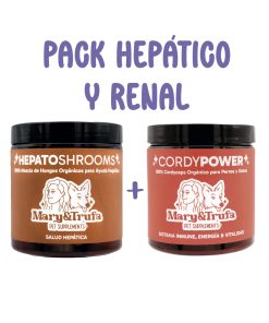 Pack Hepático y Renal - HepatoShrooms (75 gr) + Cordy Power (75 gr)
