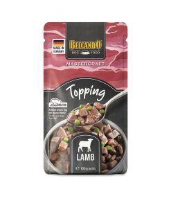 Belcando Topping Cordero con guisantes, alimento húmedo complementario para eprros