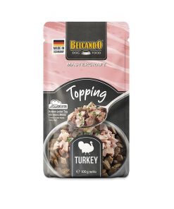 Belcando Topping Pavo con Perejil, alimento húmedo complementario para perros