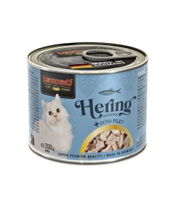 Leonardo Extra Filet Arenque con Filete de Pavo, alimento húmedo completo para gatos