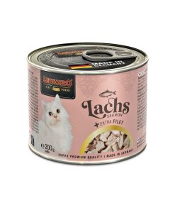 Leonardo Extra Filet Salmón con filete de pollo, alimento húmedo completo para gatos