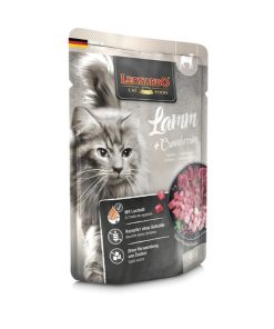 Leonardo Paté Cordero con Ave y Arándanos, alimento húmedo completo para gatos