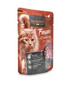 Leonardo Paté Faisán con Pollo y Arándanos, alimento húmedo completo para gatos
