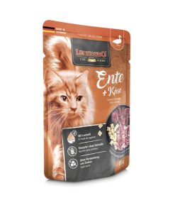 Leonardo Paté Pato, Pollo y Ternera con Queso, alimento húmedo completo para gatos