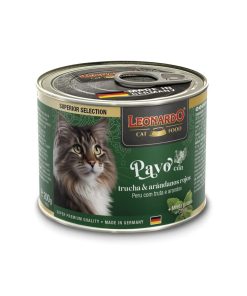 Leonardo Paté Pavo y Trucha con Arándano Rojo, alimento húmedo completo para gatos