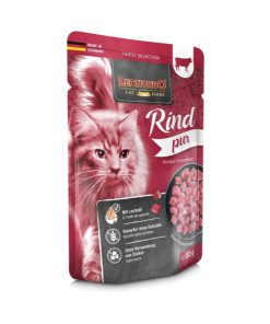 Leonardo Paté Puro de Ternera, alimento húmedo completo y monoproteico para gato