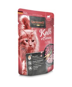 Leonardo Paté Ternera Ave y Zanahoria, alimento húmedo completo para gatos