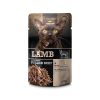 Leonardo Pulled Beef Pollo con Cordero, alimento húmedo completo para gatos