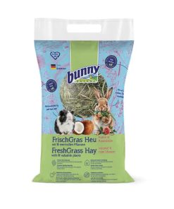 Bunny Nature Heno Fresco con Coco y Pétalos de Rosa, para conejos y roedores