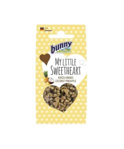 Bunny Nature My Little Sweet Heart Galletitas de Coco y Piña para conejos y pequeños roedores