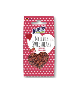 Bunny Nature My Little Sweet Heart Galletitas de Fresa, snack para conejos y roedores
