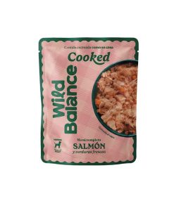 Wild Balance Comida cocinada de salmón con verduras para perros