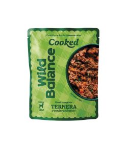 Wild Balance Comida cocinada de ternera con verduras para perros