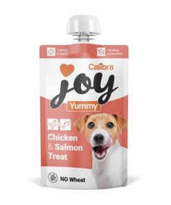Calibra Joy Yummy Crema de Pollo y Salmón snack para perros